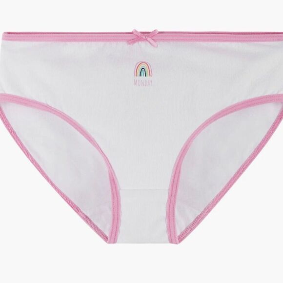 Andy and Evan Girl's Day of the Week 8 pack Bikini Briefs NWT size l (8-10) - Picture 4 of 12